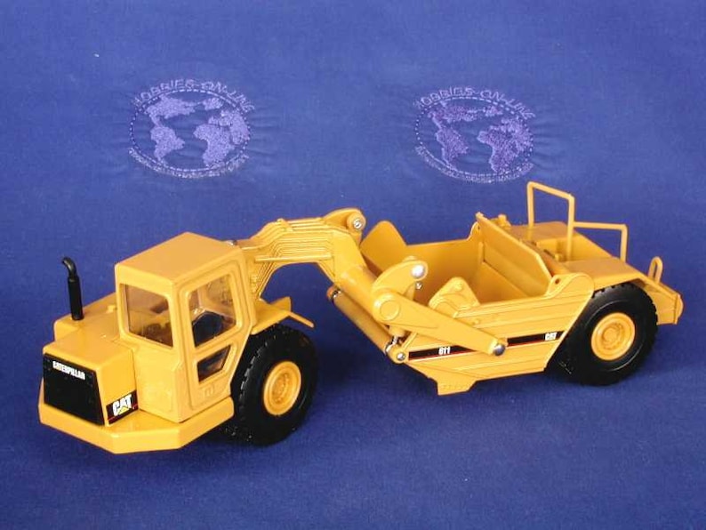 Norscot Caterpillar 611 schraper schaal 1:64 gegoten afbeelding 1