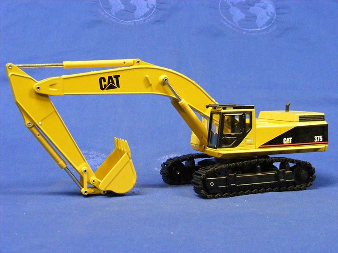 キャタピラー建機 CATERPILLAR 375 1/50 Caterpillar 375 Track Excavator (new Color) -joal 1:50 Scale