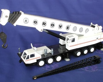 Grúa de camión Grove TM1500 de 6 ejes de NZG en fundición a escala 1:50
