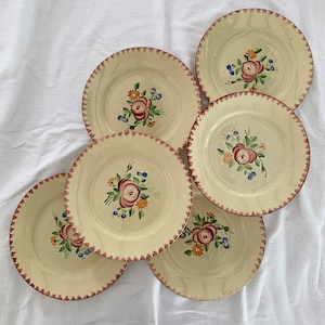 Assiettes Longchamp décor AURORE
