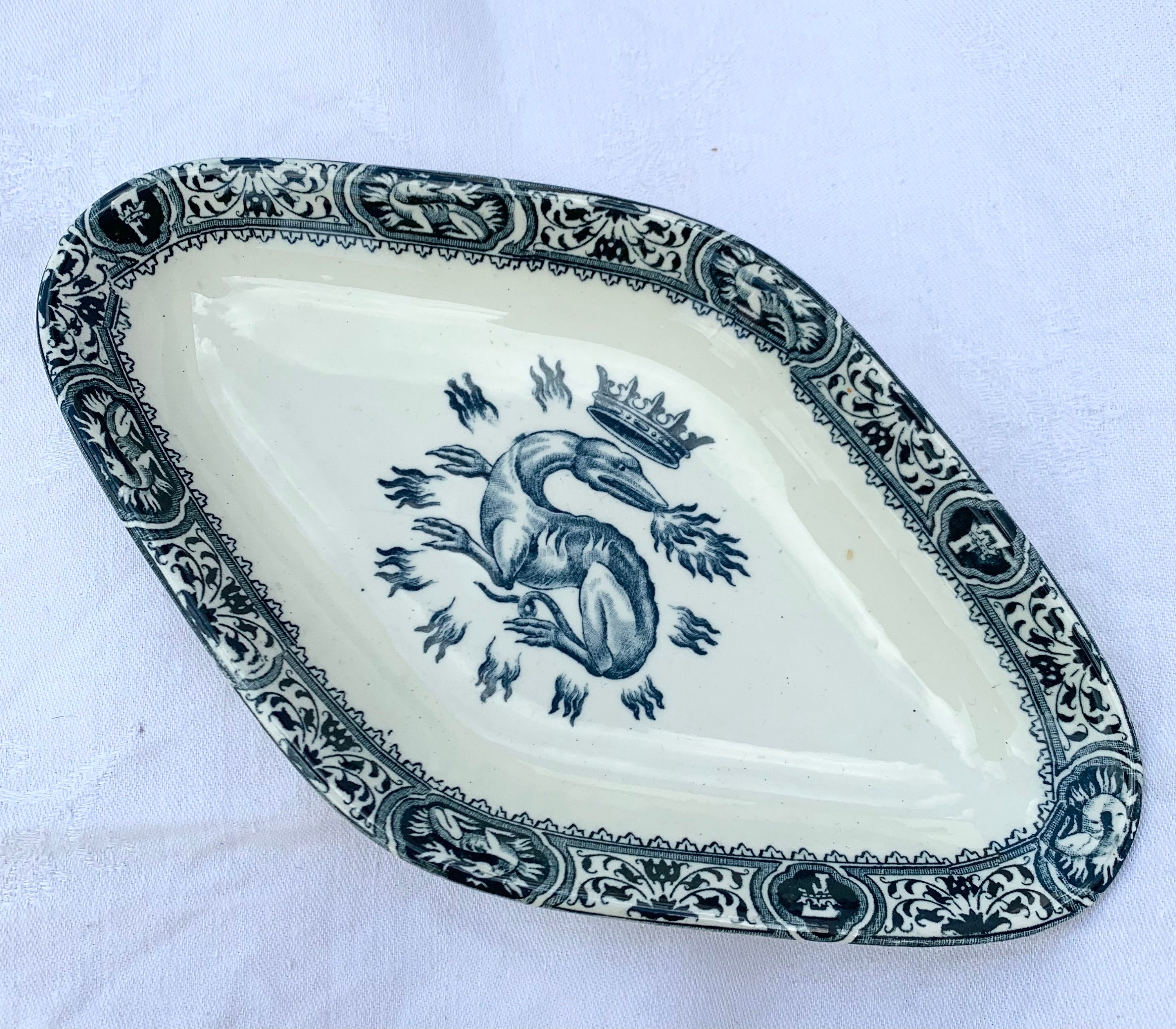 Terre De Fer Salins Dish, Francis I Decor - Etsy