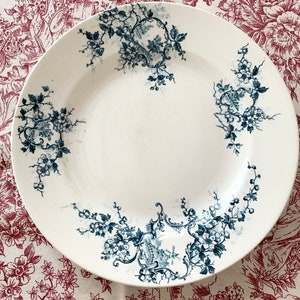 Plato para servir Terre de Fer Hte Boulenger decoración POMPADOUR