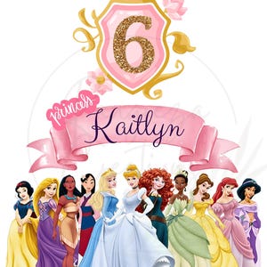 Personalisierte Geburtstag Prinzessin Png, Geburtstagskind Png, Familie Passende Geburtstag Png, Familienurlaub, Familienausflug Png, Magisches Königreich