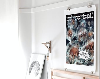 Taylor Swift Mirrorball Lyrics Poster: Folklore Albumkonst (Digital Nedladdning)