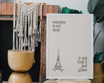 Taylor Swift Paris Lyric Print: Midnights Album Väggkonst (Digital Nedladdning)