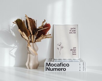 Taylor Swifts textaffisch: You're On Your Own, Kid - Midnights Album (digital nedladdning)