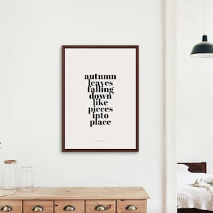 Taylor All Too Well Lyric Print, Red Album (Taylor&#39;s Version) Lyric Poster, Wall Art Decor, Swift Merch, Swiftie Gift