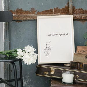 Taylor August 3 for 1 Prints, Folklore Album 2020 Lyrics including to Live for the Hope of it All, Wall Art Decor, Swift Merch, Swiftie Gift