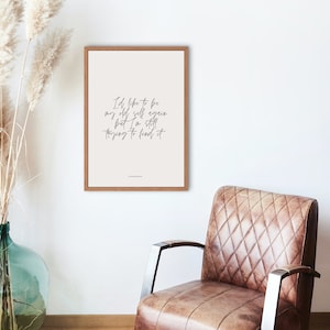 Taylor All Too Well Lyric Print, Red Album (Taylor&#39;s Version) Lyric Poster, Wall Art Decor, Swift Merch, Swiftie Gift
