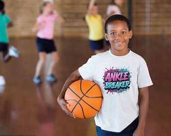 Camiseta Ankle Breaker: Camiseta con gráfico de grafiti de streetball - 100 % algodón