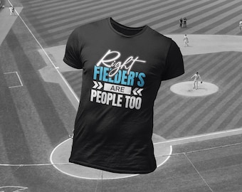 Camiseta de béisbol divertida de jardinero derecho: humor de jardinero