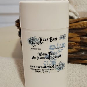Worry-Free All-Natural Deodorant- Free Shipping!