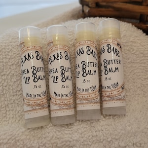 Natural Shea Butter Lip Balm (Pack of 4) -Free Shipping