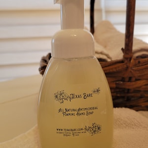 All Natural Antimicrobial Foaming Hand Soap- Free Shipping!