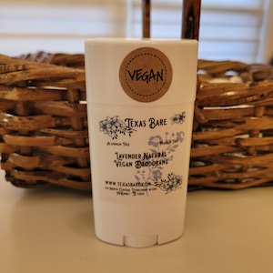 Lavender Natural Vegan Deodorant- Free Shipping!