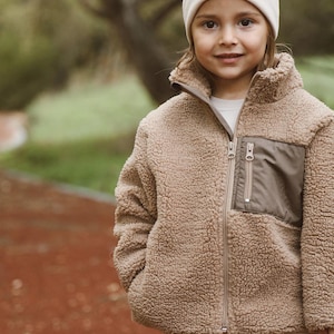 Teddy Bear Fleece Baby & Toddler Jacket, Seasonal Plush Coat for 1-5 Years
