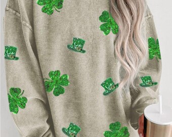 St Patrick’s Day  Sequin Long Sleeve