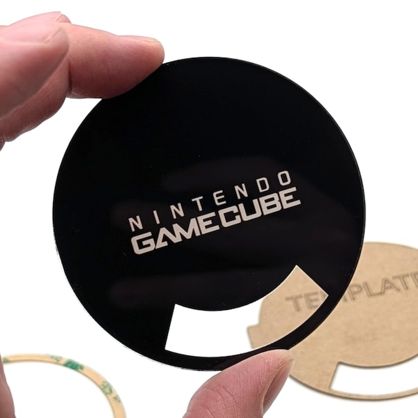 GameCube “SpaceWorld 2000” Jewel – Transparent Window Acrylic Replacement – Tribute Mod Design