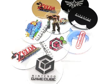 Custom GameCube Jewel – UV Printed Full Color Acrylic Replacement – Personalized Mod Upgrade