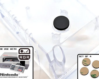 NES Replacement Rubber Feet for Retro Game Restore Shell – Set of 4 – Adhesive Pads