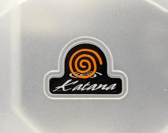 Sega Katana Dreamcast System Jewel – Prototype Codename Replacement Badge – Solid or Clear Acrylic Upgrade