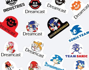 Sonic Adventure - Dreamcast Replacement Jewel - Custom UV printed