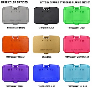 N64 Expansion Cover – Snap-In Plastic Replacement