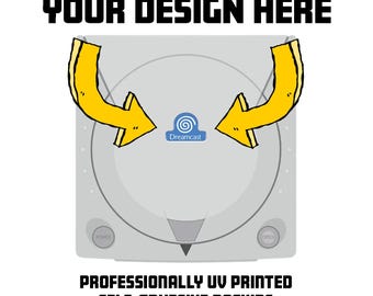 Custom Dreamcast Jewel | Personalized Acrylic Dreamcast Jewel | UV Printed Replacement | Your Art or Custom Design