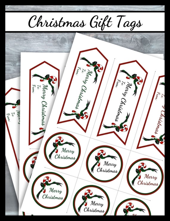 Christmas Gift Tags Printable Gift Tags 