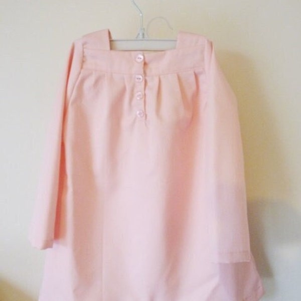 Robe blouse coton rose fille taille 2 ans