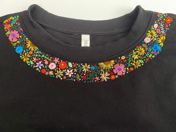 Womens Embroidered Collar Boxy 