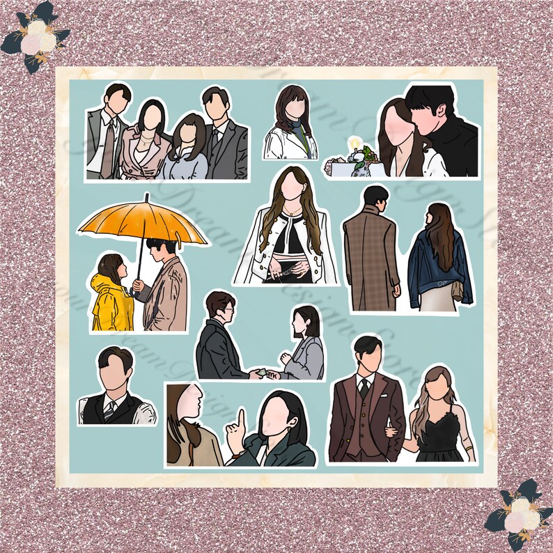 The Office Blind Date Kdrama A Business Proposal Kdrama Stickers the Office Blind Date - Etsy UK