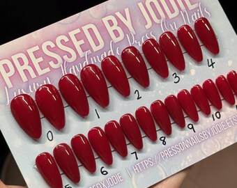 Wearable Press On Nail Sizing Kit | Find Your Perfect Nail Sizes | 20 Piece Custom Nail Size Kit | Pressed by Jodie