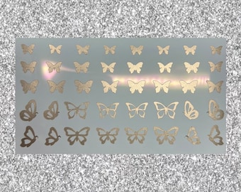 Butterfly Wings Butterflies Nail Art Stickers Decals