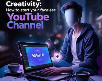 Unlocking Creativity: How to Start Your Faceless YouTube Channel with InVideo-Al, Faceless YouTube Automation MRR PLR, social media