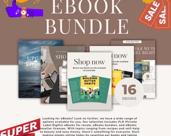 Maximize Your Earnings on Etsy with Our Exclusive PLR eBook Bundle - 16 Reseller Rights Licensed eBooks for Personal and Business Use!, plr
