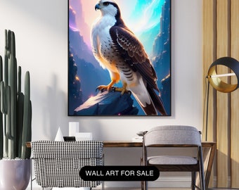 Flight of Majesty: Printable Eagle Wall Art for Nature Enthusiasts digital download, wall art, digital print, home decor, printable wall art
