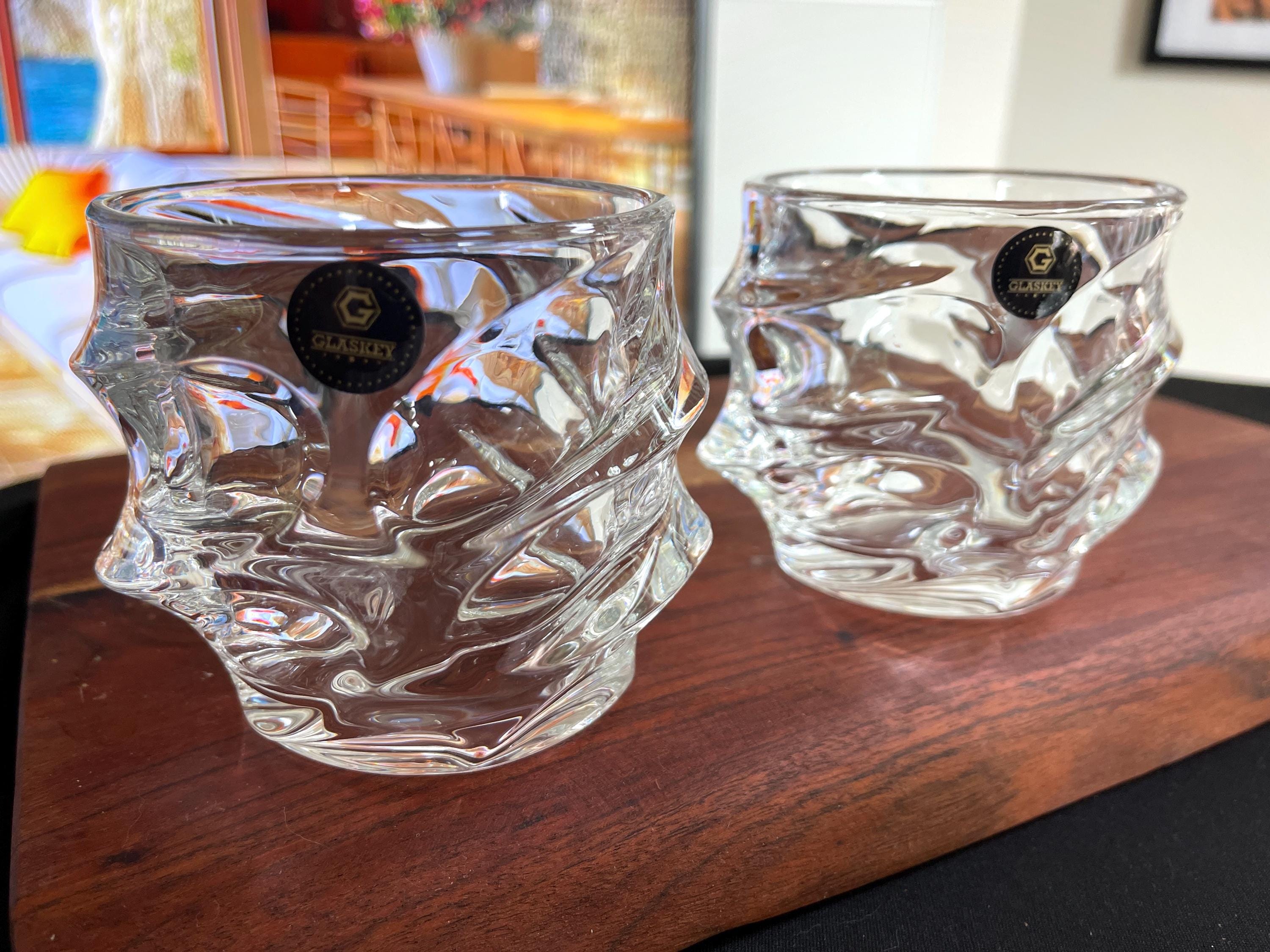 Sexy Storm Japanese Crystal Whisky Glass Set 2 Lowball Rocks Sexy Storm Japanese Crystal Whisky Glass Set 2 Lowball Rocks