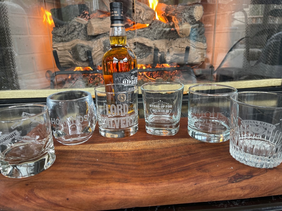 RETRO Set Lord Calvert Drambuie Famous Grouse Hornitos Jack Daniels