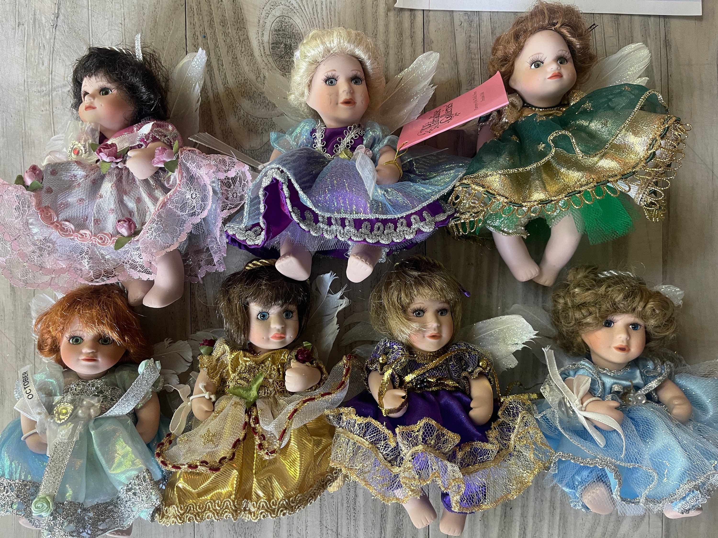 Porcelain Angels of the Months - Etsy
