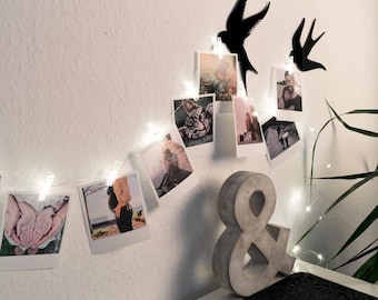 Guirlande lumineuse LED 3 m, décoration, clips photo, collage, boule de cuivre marocaine, blanc chaud