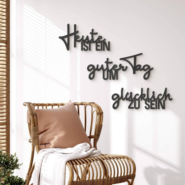 happy wood lettering wooden decoration living room wall picture decorative letters