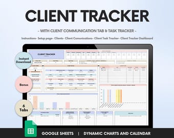 Hoja de cálculo para el seguimiento de clientes: Gestión de clientes potenciales para pequeñas empresas (Plantilla de Google Sheets)