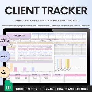 Kunden-Tracker, Kunden-Tracker, Klient Tracker, Google Sheet für kleine Unternehmen, Klient Tracker Vorlage, Kundenlog