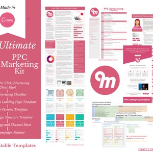 PPC Marketing Kit - Templates to Run Successful Pay Per Click (PPC) Advertising Campaigns