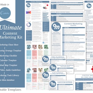 Content Marketing Kit - Templates to Optimize your Content Marketing