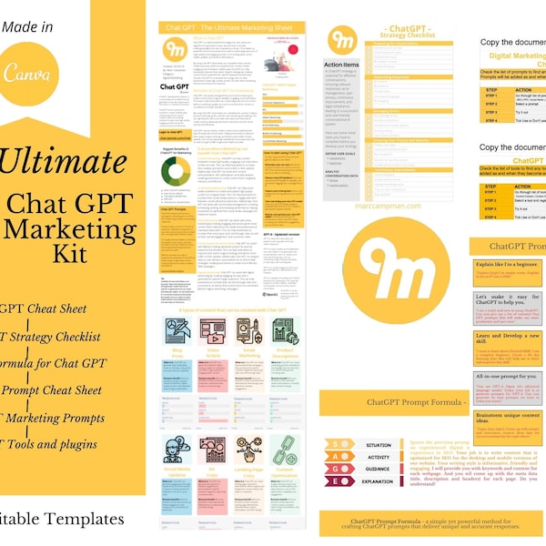 ChatGPT Marketing Kit - Templates to get the best out of Chat GPT