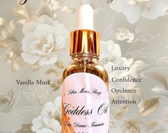Goddess Beauty Oil 1oz | Enchantment | Glamour Spell | Rose Beauty Oil | Beauty Spell | Sultry | Glamour Magick | Seduction | Attraction