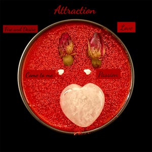 Love Attraction Candle | Love Spell Candle | Red Love Drawing Candle | Attraction Spell | Love Come To Me | Desire Me | Powerful Love Candle