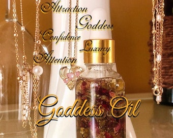 Goddess Beauty Oil *Best Seller*| Enchantment | Luxury | Sexy | Sultry | Glamour | Seduction | Beauty Spell | Attraction | Hoodoo Honey Oil